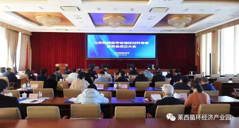 山東硅酸鹽學會墻體材料專家委員會成立